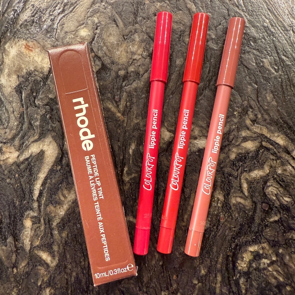 ColourPop Lip Pencil Trio with Rhode Lip Tint